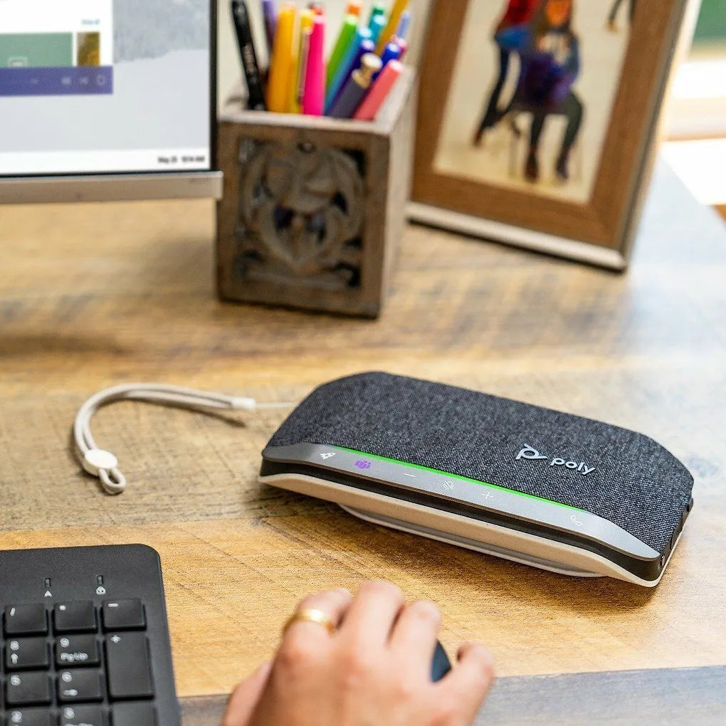 Poly Sync 20+ Microsoft Teams-certifierad USB-C-högtalartelefon (7Y215AA), trådlös
