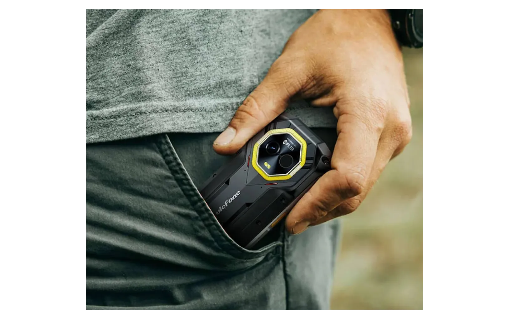 Ulefone Armor Mini 20 Pro -puhelin, 256/8 Gt, musta