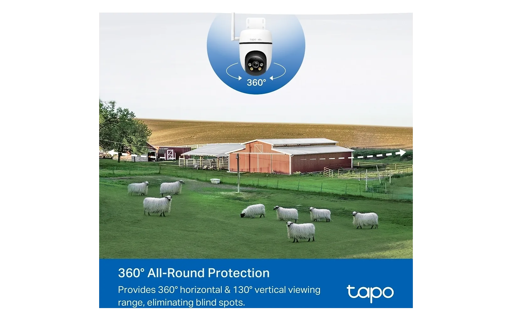 TP-LINK Tapo C501GW utomhusövervakningskamera, 4G/LTE