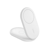 Belkin BoostCharge 2 in 1 magneettinen taitettava laturi, valkoinen – kuva 5