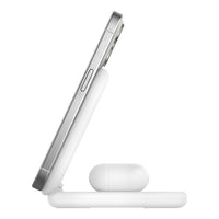Belkin BoostCharge 2 in 1 magneettinen taitettava laturi, valkoinen – kuva 2