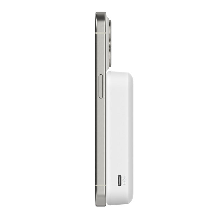 Belkin BoostCharge Pro Qi2 -varavirtalähde magneetilla, 10 000 mAh, valkoinen – kuva 6