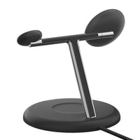 Belkin BoostCharge Pro 3-in-1 Qi2 -langaton latausasema MagSafella, musta – kuva 3