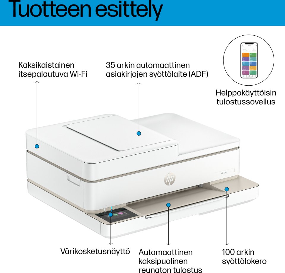 HP ENVY 6520e All-in-One -monitoimitulostin