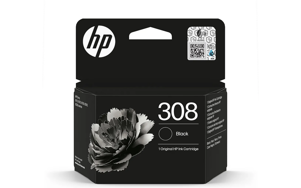 HP 308 -mustekasetti, musta - E-store.fi