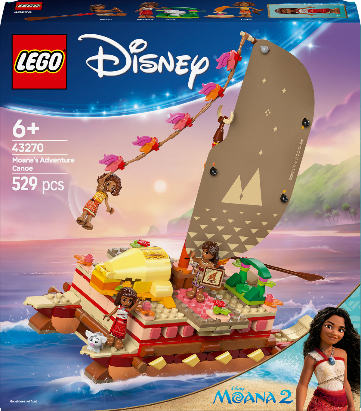 LEGO Disney Princess 43270 – Vaianan seikkailukanootti – kuva 1