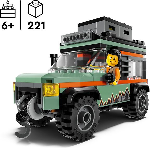 LEGO City 60447 – Nelivetoinen vuoristomaastoauto – kuva 2