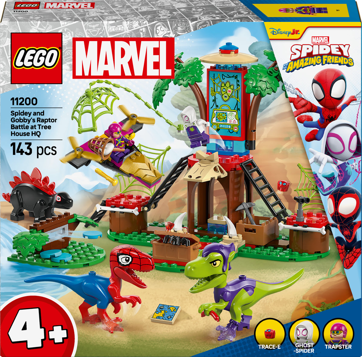 LEGO Super Heroes Marvel 11200 – Spideyn ja Gobbyn lentotaistelu puumajalla