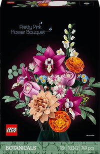 LEGO Botanicals 10342 – Kaunis vaaleanpunainen kukkakimppu