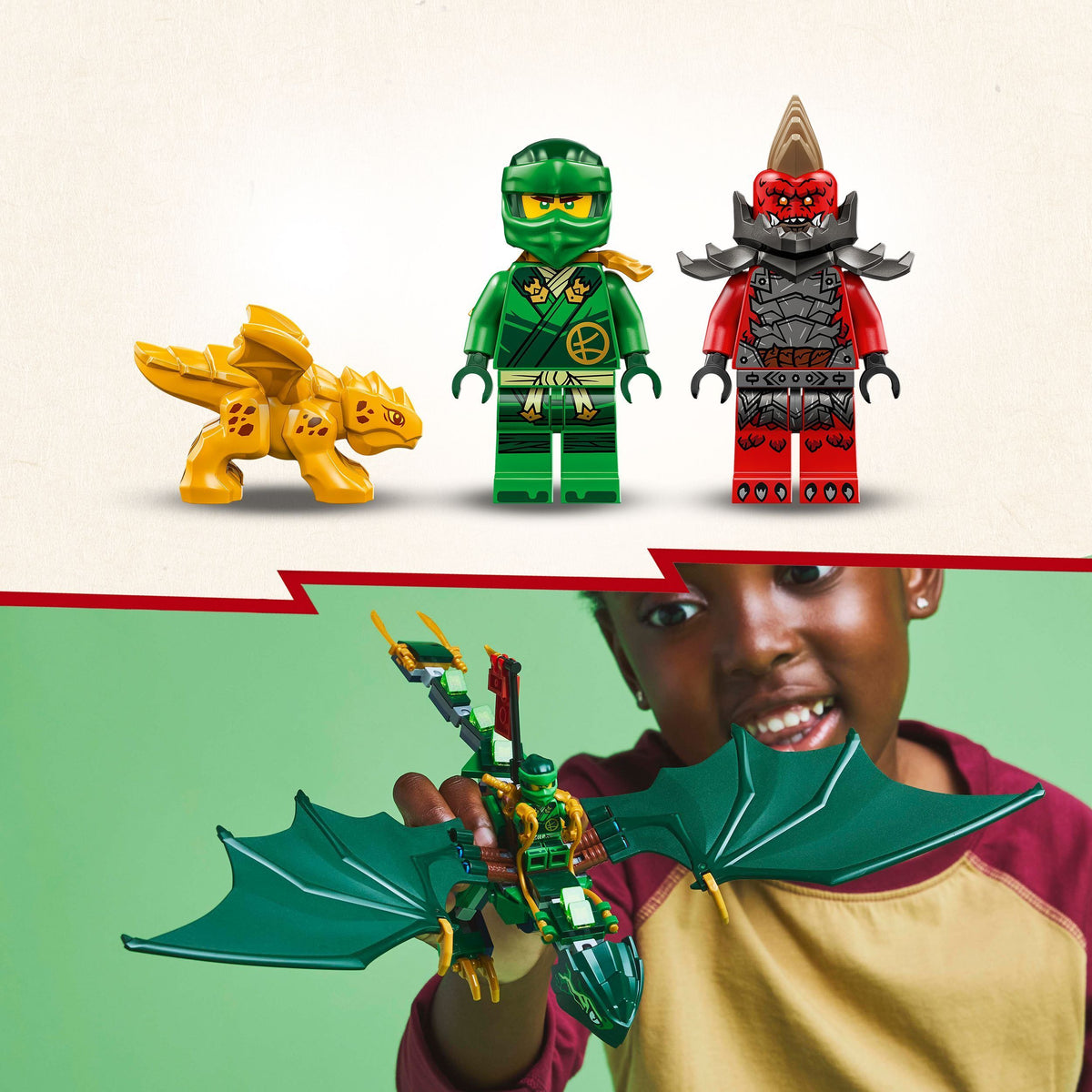 LEGO Ninjago 71829 – Lloydin metsänvihreä lohikäärme – kuva 9