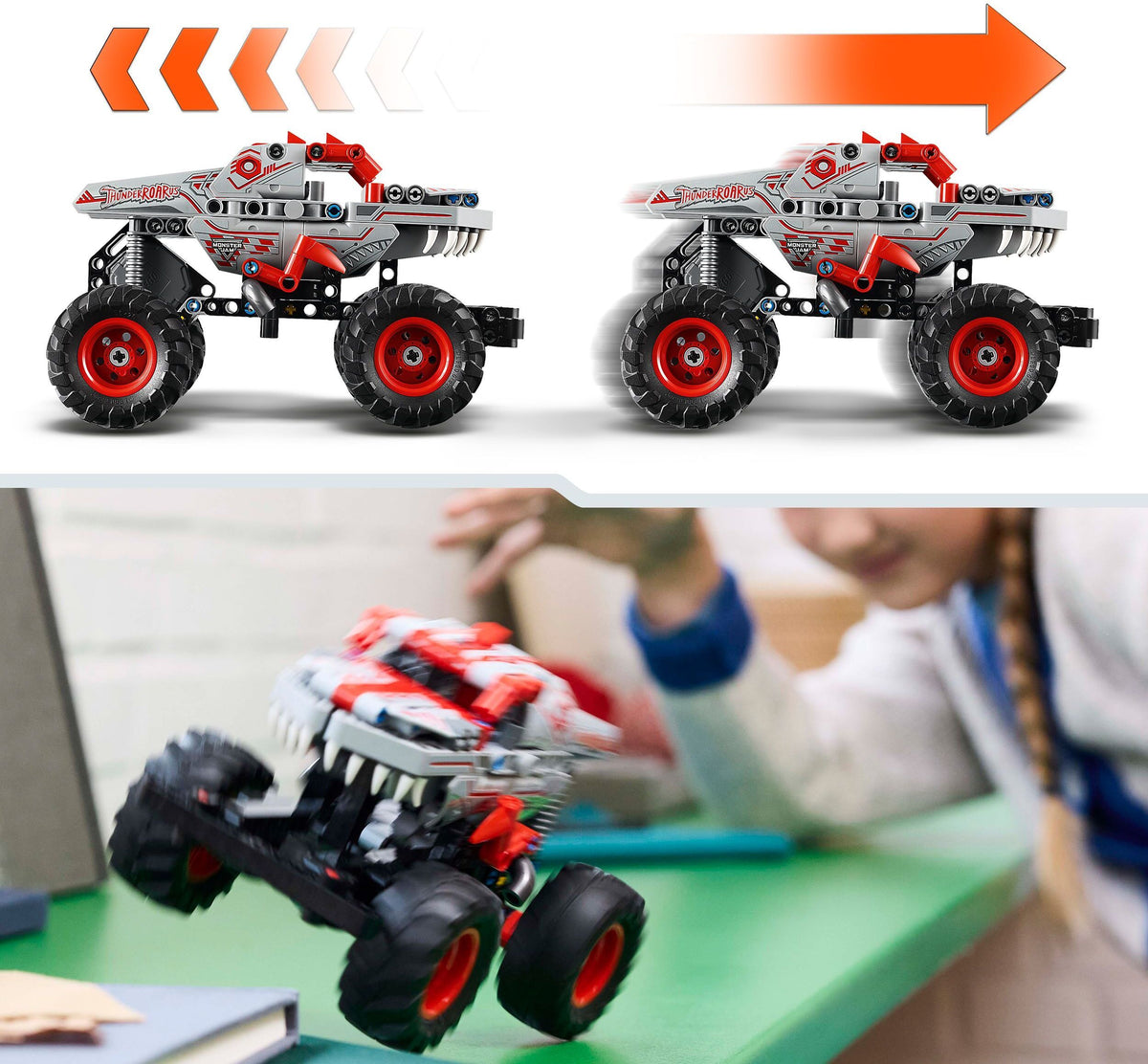 LEGO Technic 42200 – Monster Jam ThunderROARus ‑vetomoottoriauto – kuva 9