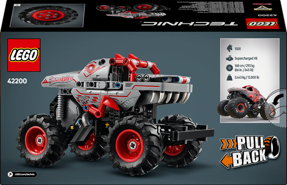 LEGO Technic 42200 – Monster Jam ThunderROARus ‑vetomoottoriauto – kuva 19