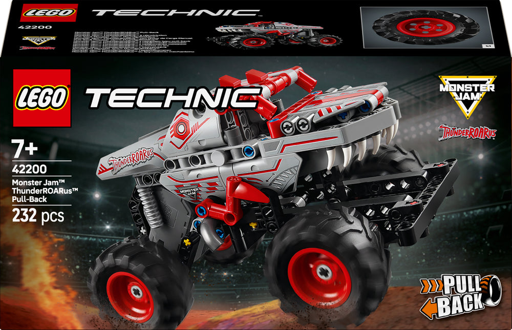 LEGO Technic 42200 – Monster Jam ThunderROARus ‑vetomoottoriauto