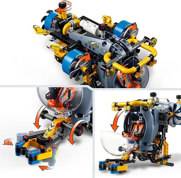 LEGO Technic 42201 – Syvänmeren tutkimussukellusvene