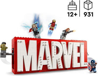 LEGO Super Heroes Marvel 76313 – MARVEL-logo ja minihahmot – kuva 2