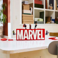 LEGO Super Heroes Marvel 76313 – MARVEL-logo ja minihahmot – kuva 8