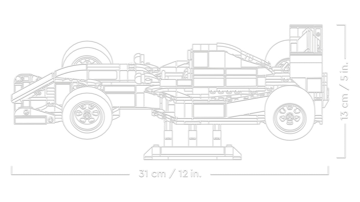 LEGO Icons 10353 Williams Racing FW14B – kuva 9