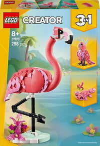 LEGO Creator 31170 – Villieläimet: vaaleanpunainen flamingo – kuva 1