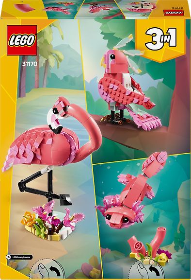 LEGO Creator 31170 – Villieläimet: vaaleanpunainen flamingo – kuva 22