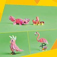 LEGO Creator 31170 – Villieläimet: vaaleanpunainen flamingo – kuva 4