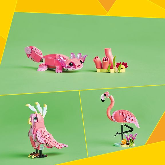 LEGO Creator 31170 – Villieläimet: vaaleanpunainen flamingo – kuva 4