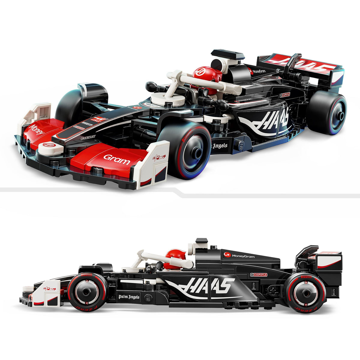 LEGO Speed Champions Speed 77250 – MoneyGram Haas F1® Team VF-24 ‑kilpa-auto 4