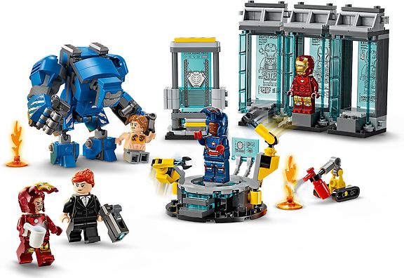 LEGO Super Heroes Marvel 76315 Iron Manin laboratorio: haarniskahuone – kuva 6