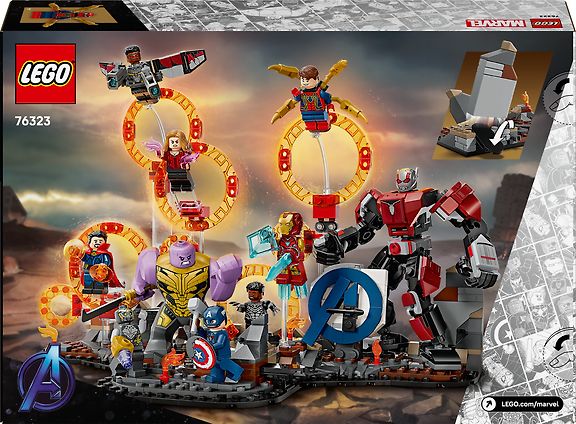 LEGO Super Heroes Marvel 76323 Avengers: Endgame – Lopputaistelu – kuva 1