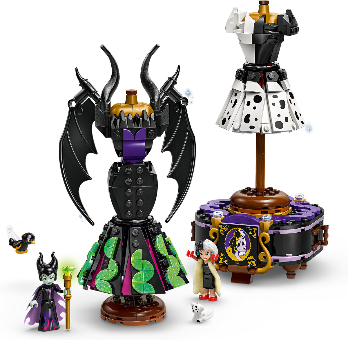 LEGO Disney Classic 43262 – Pahattaren ja Cruella De Vilin mekot – kuva 7