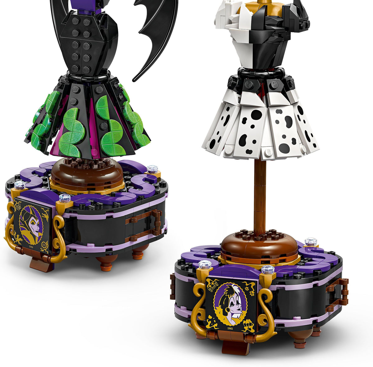 LEGO Disney Classic 43262 – Pahattaren ja Cruella De Vilin mekot – kuva 5