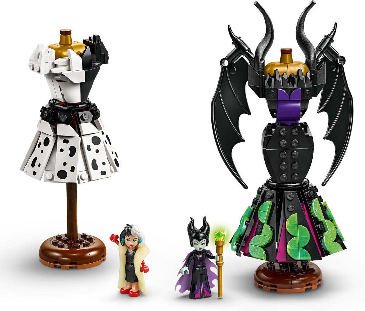 LEGO Disney Classic 43262 – Pahattaren ja Cruella De Vilin mekot – kuva 3