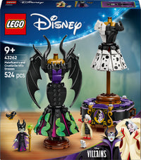 LEGO Disney Classic 43262 – Pahattaren ja Cruella De Vilin mekot – kuva 1