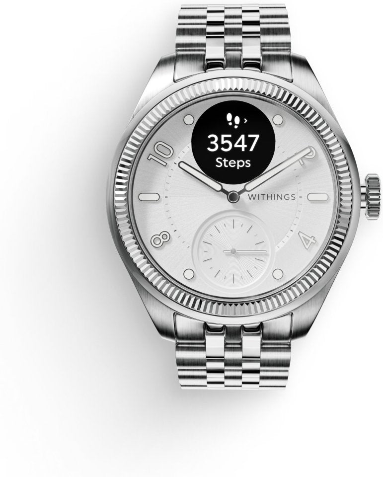 Withings Scanwatch Nova Brilliant älykello, 39 mm, valkoinen