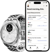 Withings Scanwatch Nova Brilliant älykello, 39 mm, valkoinen