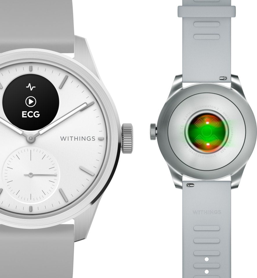 Withings Scanwatch 2 älykello, 42 mm, valkoinen