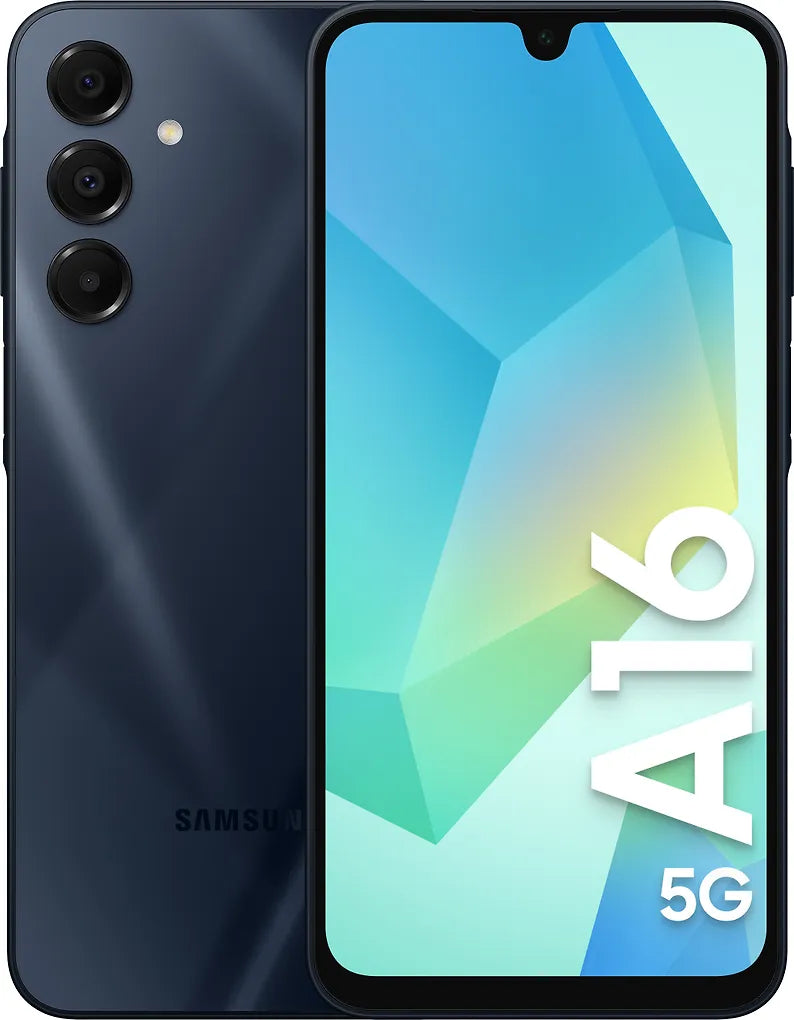 Samsung Galaxy A16 5G telefon, 128/4 GB, mörkblå