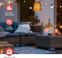 Nedis SmartLife ZBPO130FWT älypistorasia, 16 A / 3680 W, IP44 – kuva 8