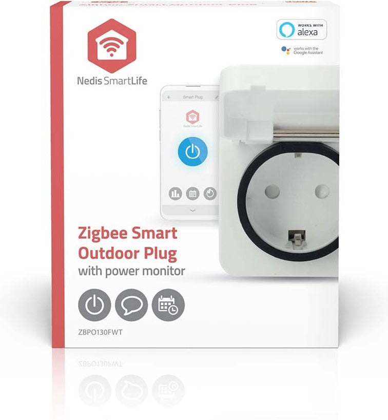 Nedis SmartLife ZBPO130FWT älypistorasia, 16 A / 3680 W, IP44 – kuva 10