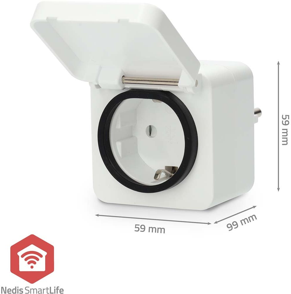 Nedis SmartLife ZBPO130FWT älypistorasia, 16 A / 3680 W, IP44 – kuva 9