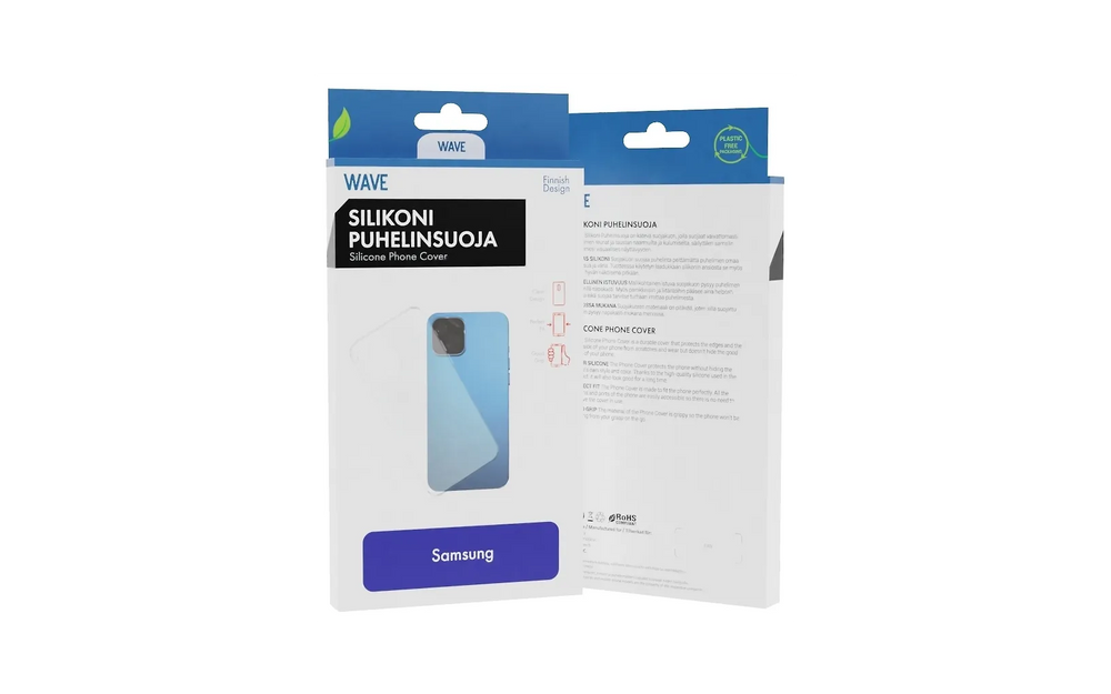 Wave silikonskal, Samsung Galaxy A16, genomskinligt