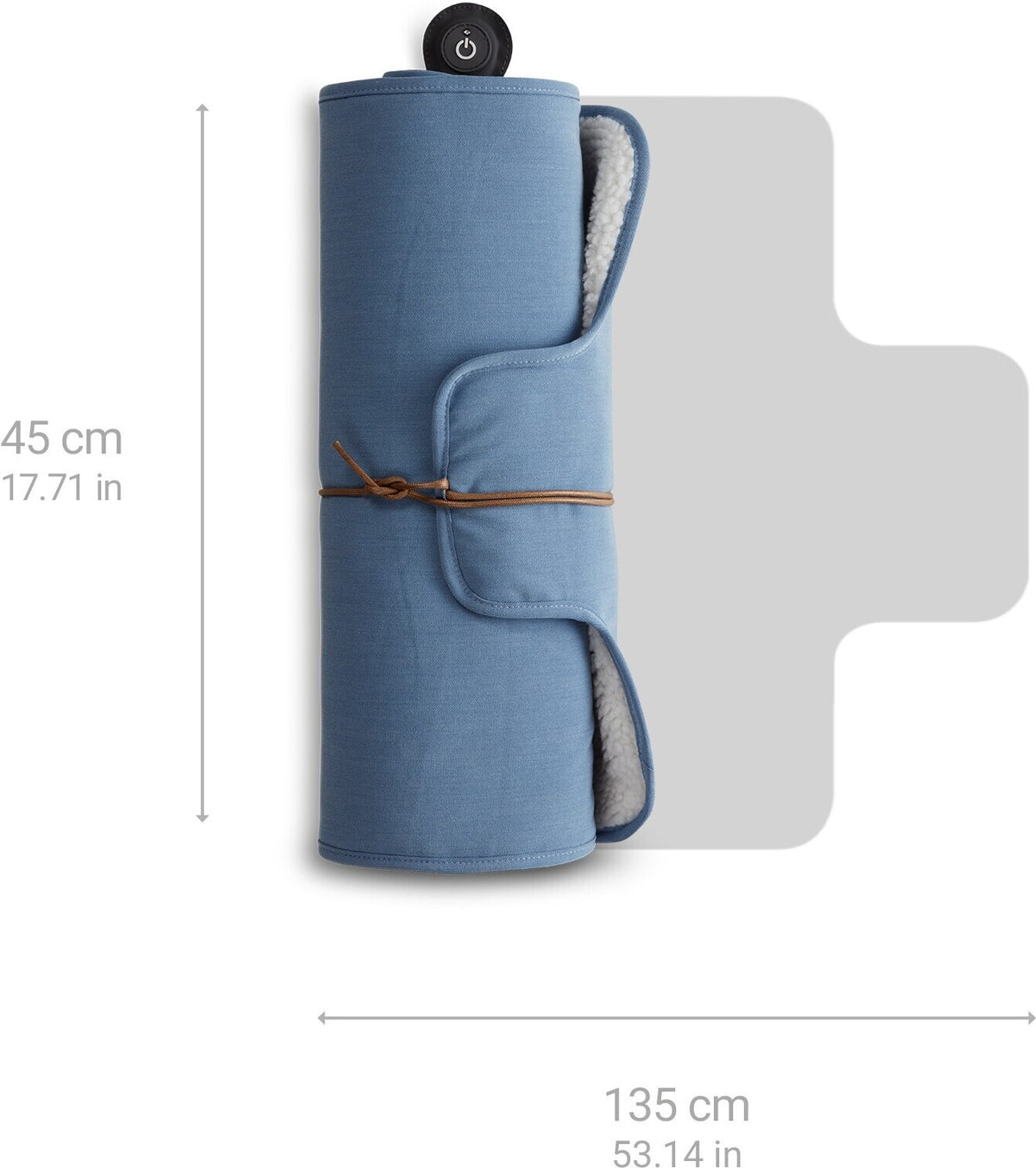 Medisana OL850 Outdoor lämpöpeitto, sininen
