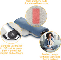 Medisana OL850 Outdoor lämpöpeitto, sininen