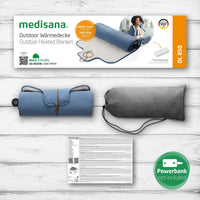 Medisana OL850 Outdoor lämpöpeitto, sininen