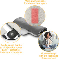 Medisana OL800 Outdoor lämpöpeitto, harmaa