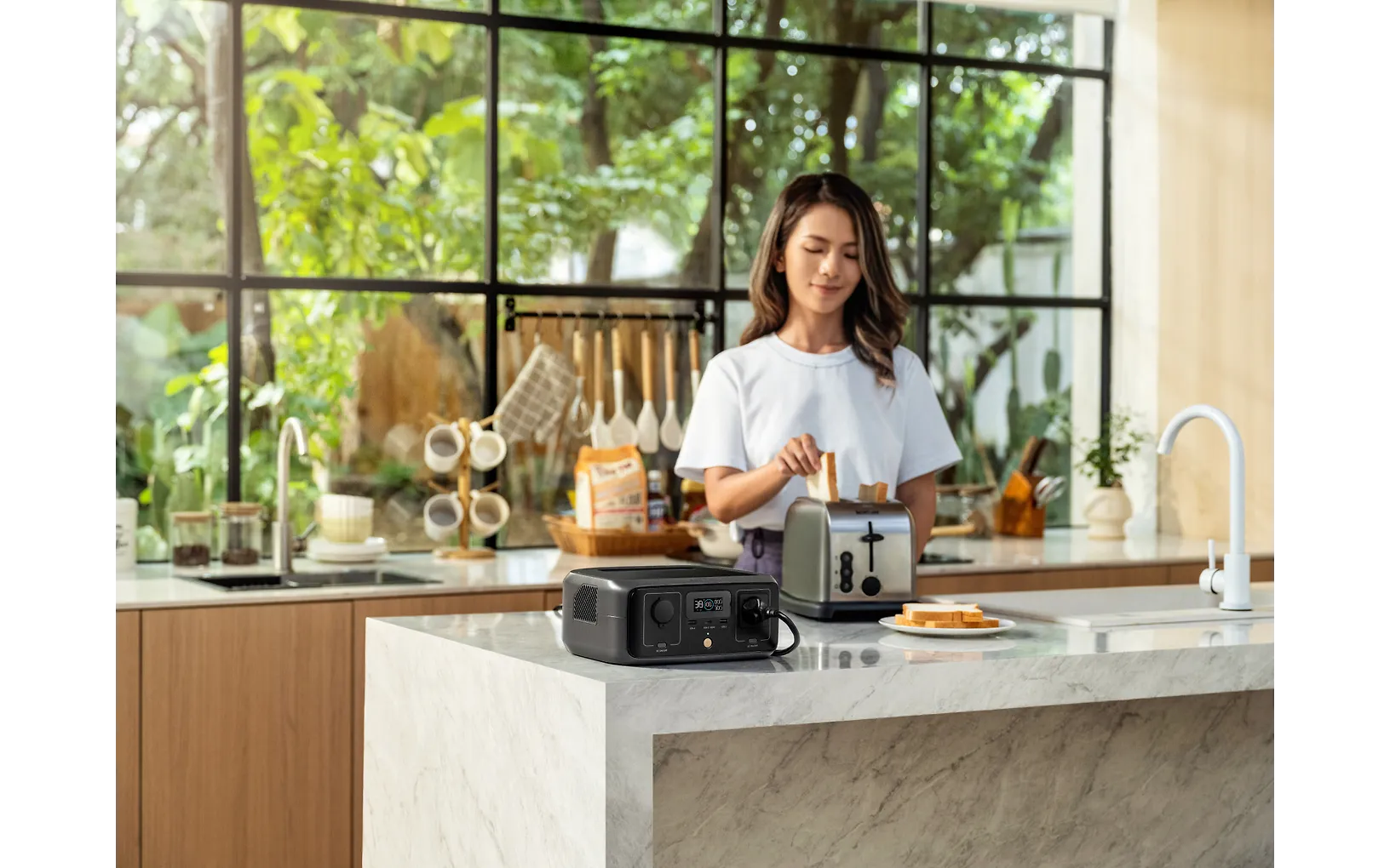 EcoFlow River 3 UPS portabel kraftstation, 245 Wh