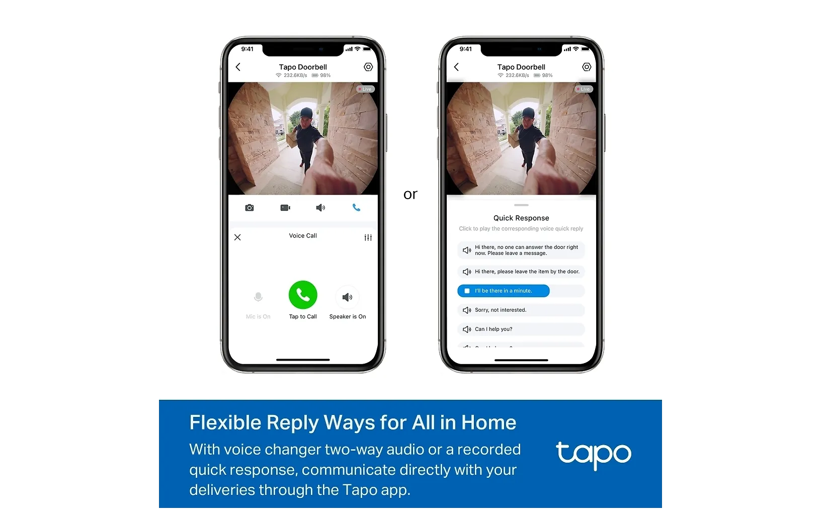 TP-Link Tapo D235 ovikellokamera