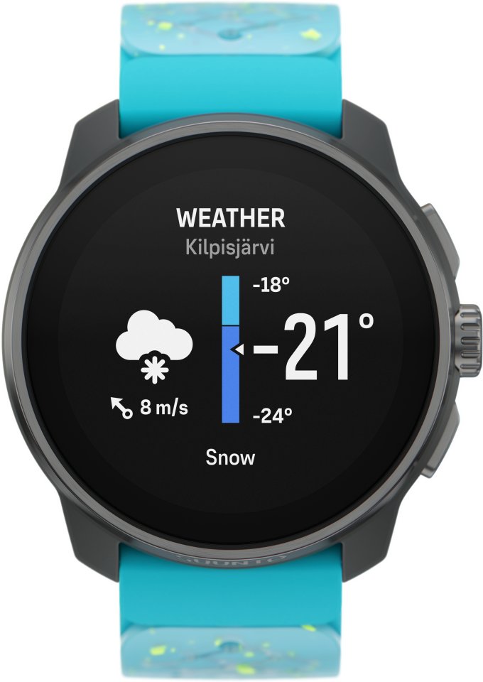Suunto Race S Titanium Courtney -urheilukello, 45 mm, Graphite