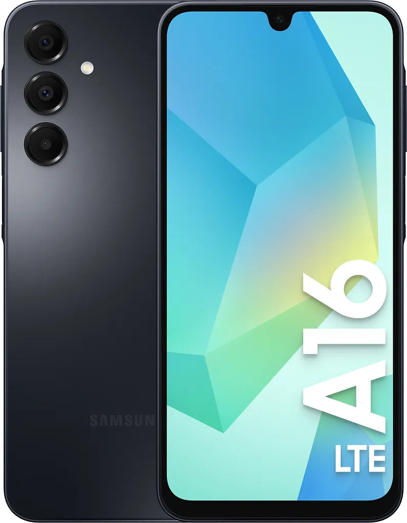 Samsung Galaxy A16 LTE-telefon, 128/4 GB, svart