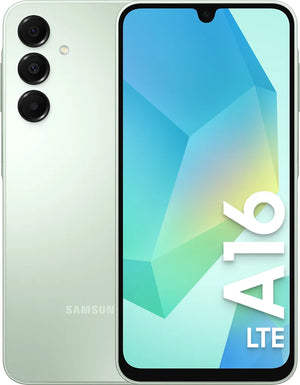 Samsung Galaxy A16 LTE -puhelin, 128/4 Gt, vaaleanvihreä - E-store.fi