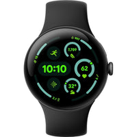 Google Pixel Watch 3 WiFi -älykello, 45 mm, Obsidian / Matte Black